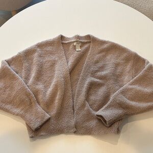 Forever 21 Textured Cream Cardigan